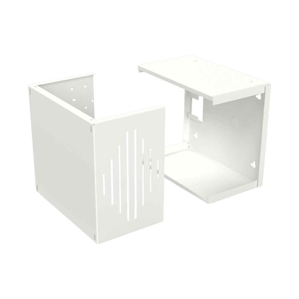 Gabinete para Resguardo de Sirena de 30 W (SF581A o SF581L No incluida), Preparación para Tamper (No incluido).