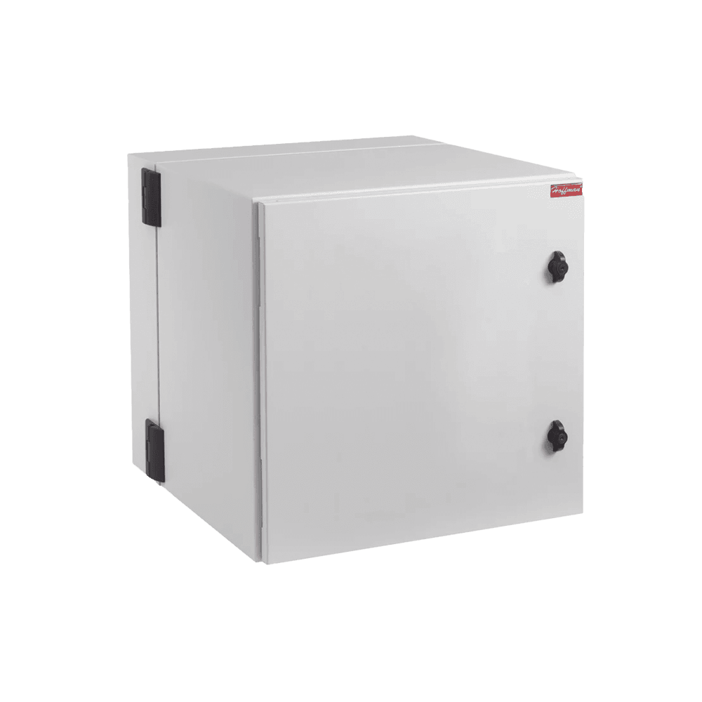 Gabinete Industrial ProTek de Puerta Sólida, Protección NEMA Tipo 4/12; IP66, Abatible, Fabricado en Acero, 12 UR, Color Gris Claro