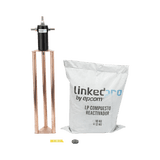 Electrodo de Cobre para Corriente Máxima de 60 Amp. con Compuesto Mejorador de Terreno