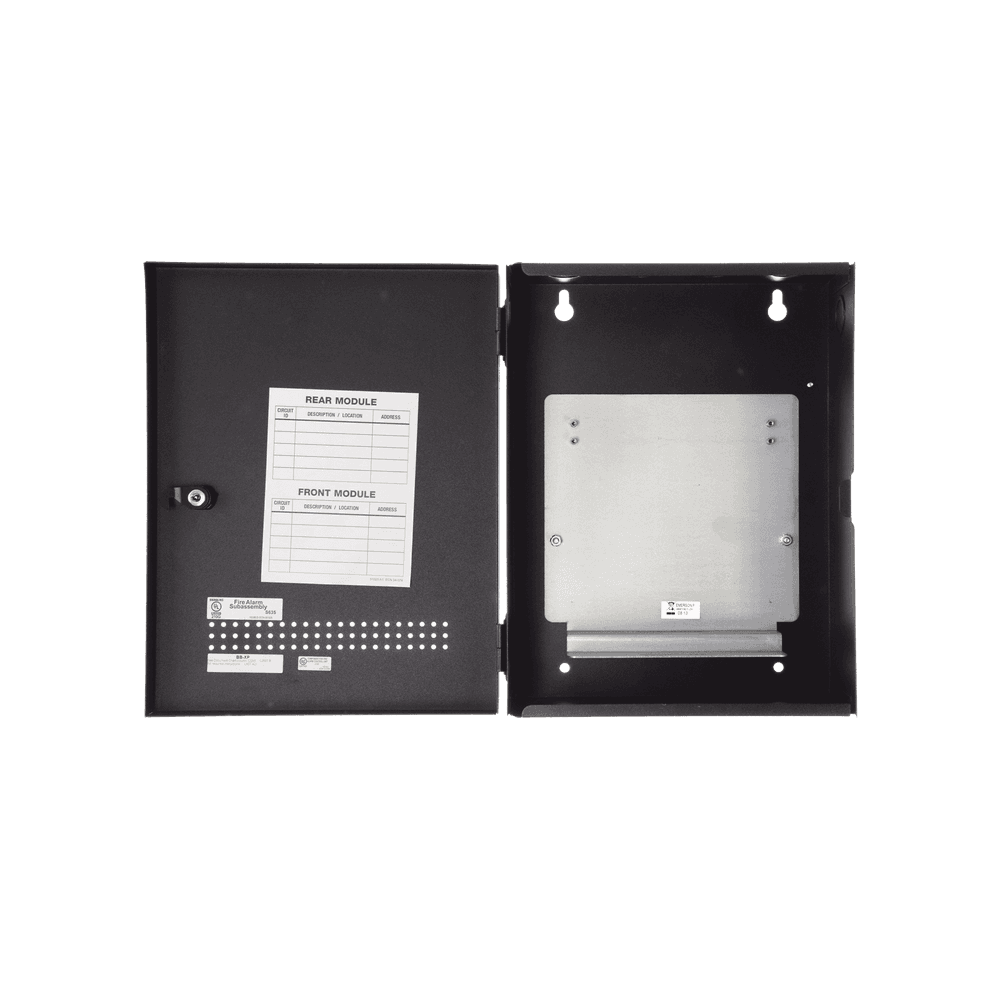 Gabinete para hasta 2 módulos Notifier XP10-M, XP6-R o XP6-C