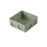 Caja Cuadrada de 1/2" para Instalaciones de PVC Conduit Pesado.