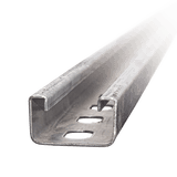 Unicanal Perforado 4 X 2 cm X 3 m / Calibre 16 / Galv. Electrolítico