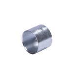 Cople 1" (25mm) pared gruesa con rosca galvanizado etiqueta amarilla