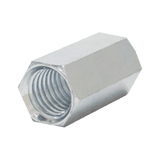 Cople hexagonal roscado cuerda máquina galvanizado de 15.9 mm (5/8")