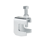 Mordaza de Acero Fija barras de 1 1/4", para varilla roscada de 1/2".