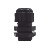 Conector Plástico Negro Tipo Glándula para Rosca NPT 1/2"
