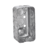 Caja (Chalupa) 4x2"/ Profundidad 1-7/8"/ 10 Entradas de 1/2"/ Troquelada.