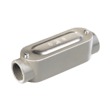 Caja oval roscada tipo C de 1 1/4" (31.8 mm) Incluye tapa y tornillos.