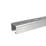 Unicanal Perforado 4 x 4 cm x 3 m / Calibre 16 / Galvanizado Electrolítico.