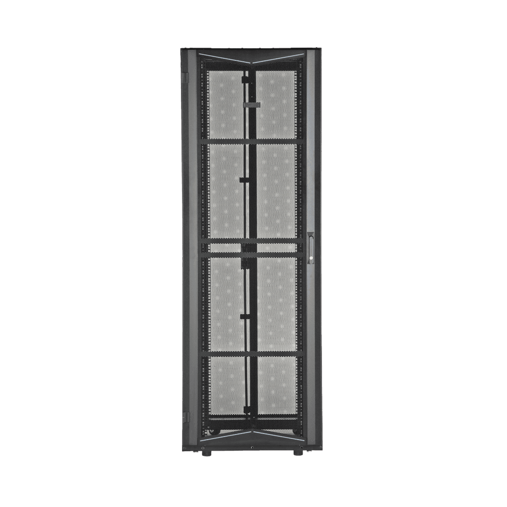 Gabinete FlexFusion para Centros de Datos, 45 UR, 800 mm de Ancho, 1200 mm de Profundidad, Fabricado en Acero, Color Negro