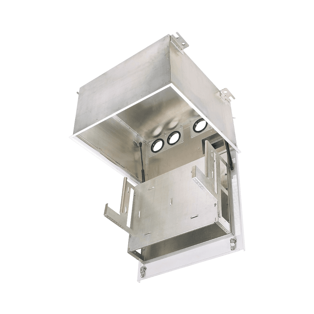 Gabinete PanZone Premium, de Montaje en Techo, Con 8 UR Para Equipo Pasivo, Fabricado en Acero, Color Blanco