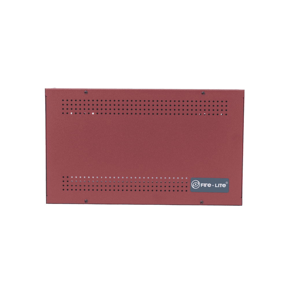 Gabinete para dos baterías de respaldo de 18 AH. Aplicaciones para sistemas de detección de incendio (FAS).