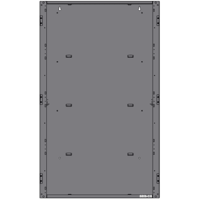 Gabinete de 3 Niveles / para Panel N16X / Serie INSPIRE de NOTIFIER / Color Negro
