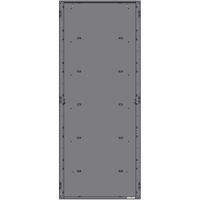 Gabinete de 5 Niveles / para Panel N16X / Serie INSPIRE de NOTIFIER / Color Negro