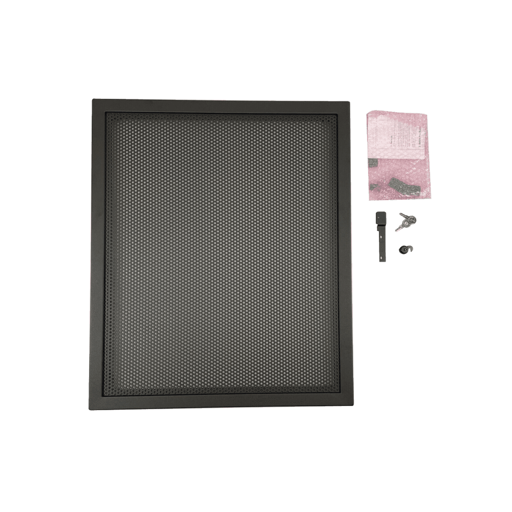 Puerta para Gabinete de 2 Niveles EQBB-B4 / Ventilada / para Paneles Serie EQ de NOTIFIER / Color Negro