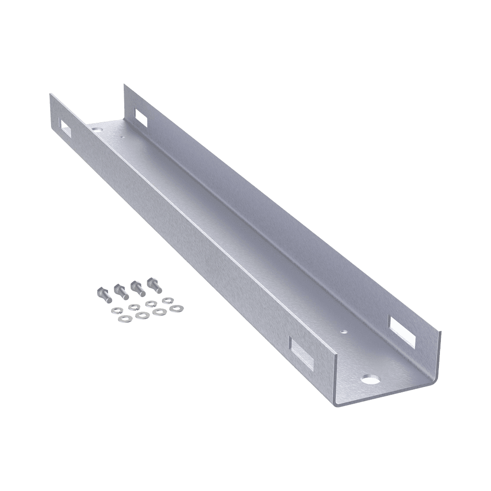 Montaje de Poste Para Gabinetes OSP ComLine de 600 mm de alto (12 UR), De Aluminio, Color Negro