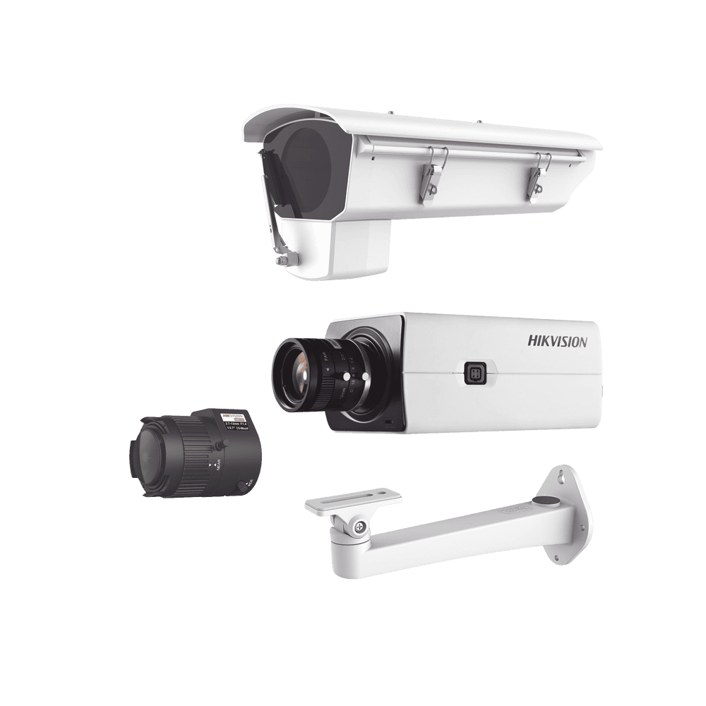 Kit de Cámara IP con Gabinete para Cuartos Frios con Ventilador, Calefacción y Parabrisas Incluye Lente varifocal