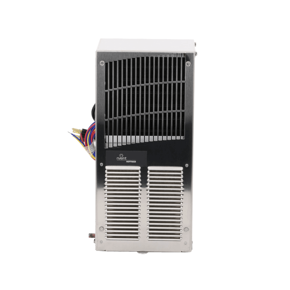 Aire Acondicionado Compacto Para Exterior, Uso en Gabinetes de Telecomunicaciones de Grado Industrial, Frío T15, 800 BTU, 115 Vca, de Acero Inoxidable 304, Color Gris