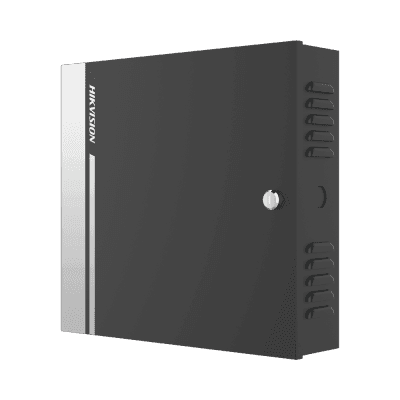 Controlador de Acceso para 1 Puerta y 2 Lectores Wiegand o RS485 / Incluye Gabinete y Fuente de Alimentación 12Vcc/8A / Soporta Batería de Respaldo / Wiegand y RS-485 / 10,000 Tarjetas