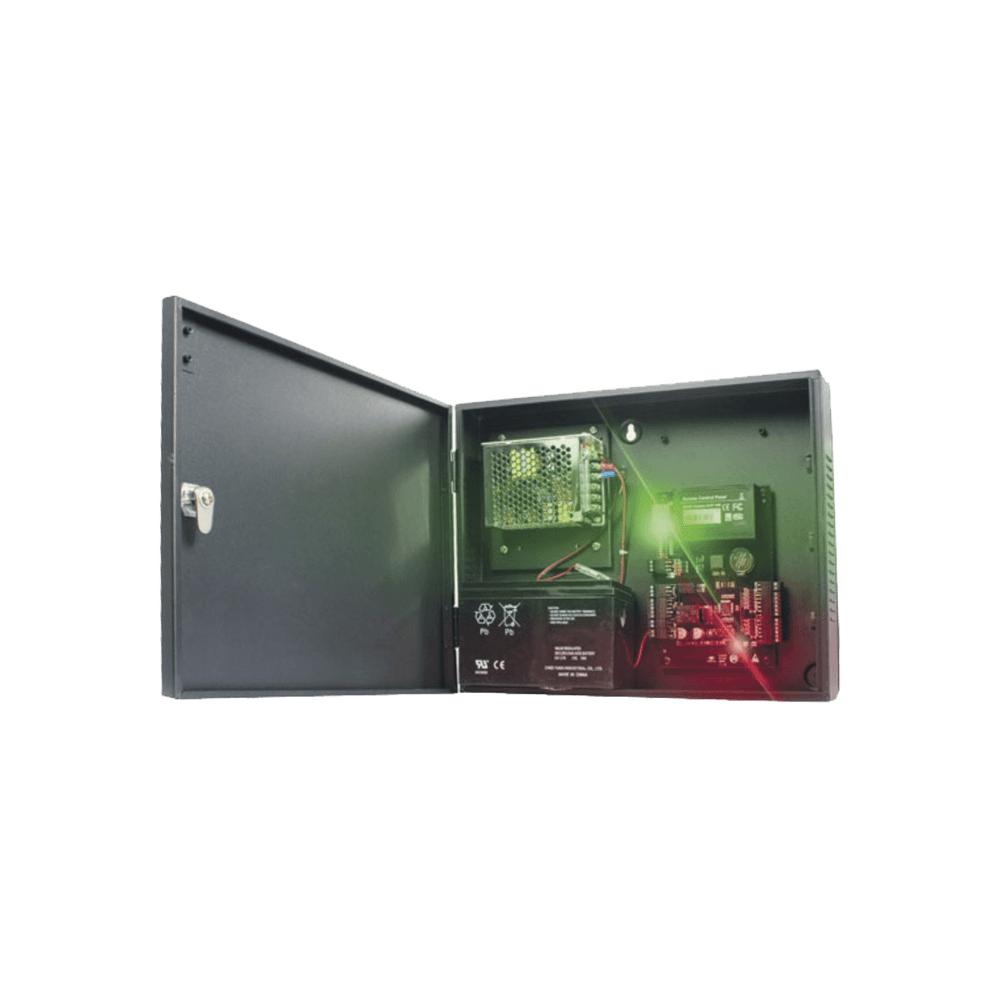 C3400 Panel de Control de Acceso para 4 Puertas / Fácil Administración / 30,000 Tarjetas / Incluye Gabinete y Fuente de Alimentación 12Vcc/3A / Software GRATIS