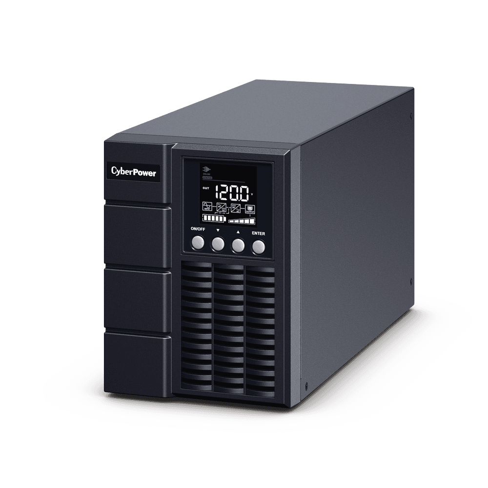 UPS de 1000 VA/900 W, Online Doble Conversión, Entrada 120 Vca NEMA 5-15P, Onda Senoidal Pura, Tipo Torre, Con 4 Tomas NEMA 5-15R