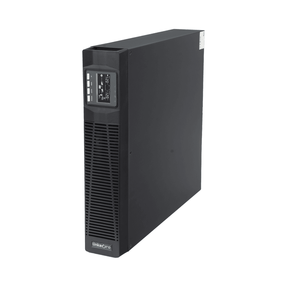UPS de 2000VA/1800W / Topología On-Line Doble Conversión / Entrada y Salida de 120 Vca / Clavija de Entrada NEMA 5-20P / Pantalla LCD Configurable / Formato Rack/Torre
