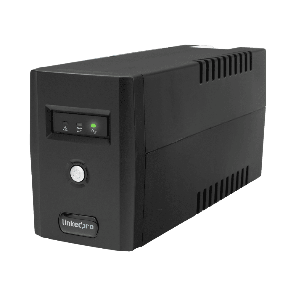 UPS 800VA/480 W Línea Interactiva 120Vca / 6 tomas 5-15R (4 Respaldadas) / Regulación de Voltaje / Protección RJ45