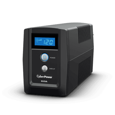 UPS de 900 VA/420 W, Topología Línea Interactiva, Entrada 120 Vca NEMA 5-15P, y 6 Salidas NEMA 5-15R, Con Regulador de Voltaje (AVR)