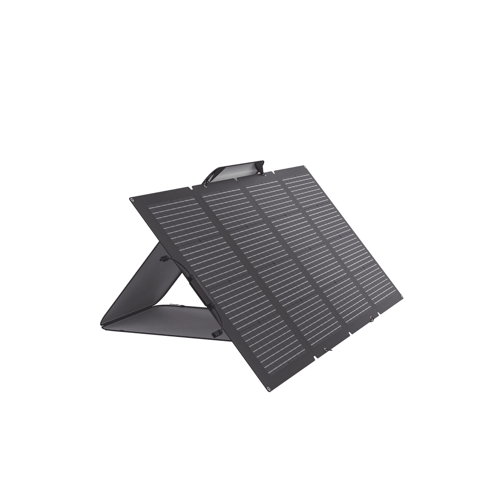 Módulo Solar Portátil y Flexible de 220W Recomendado para Estaciones Portátiles EFD330, EFD350 ó EFD500 / Ajuste de Ángulo / Carga Eficiente / Incluye Cable XT60 a MC4