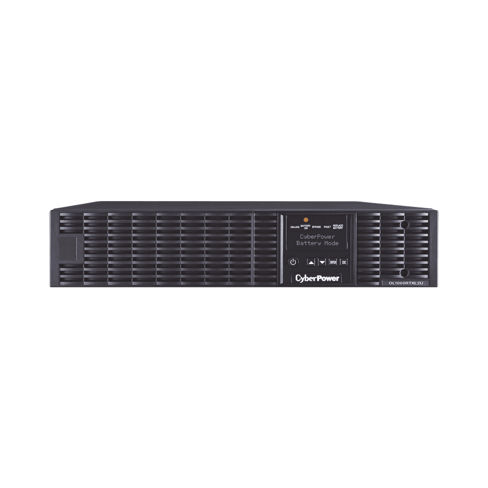 UPS de 1000 VA/900 W, Online Doble Conversión, Entrada 120 Vca NEMA 5-15P, Onda Senoidal Pura, Rack o Torre de 2 UR, Con 8 Tomas NEMA 5-15R
