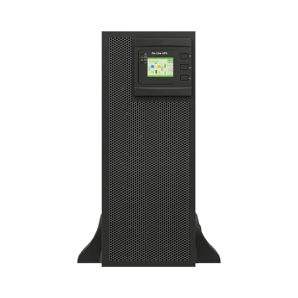 UPS de 30 KVA/30 kW, Online Doble Conversión, 220 Vac L-L de Entrada 3 Fases, Entrada Hardwired, Onda Senoidal Pura, Torre o Rack