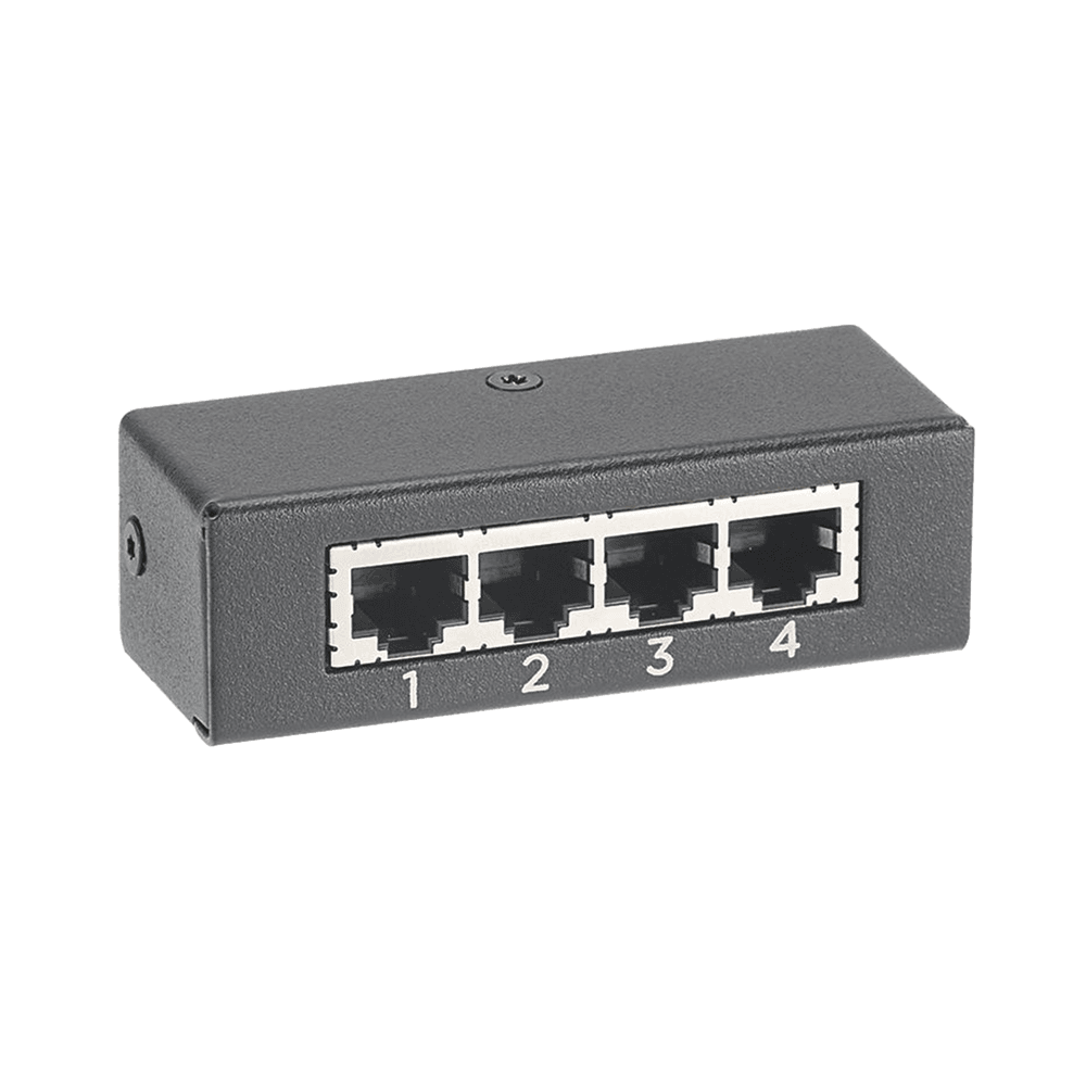 HUB de 4 Puertos, Para Conexión de 3 Sensores Adicionales a PDUs y UPS de Panduit