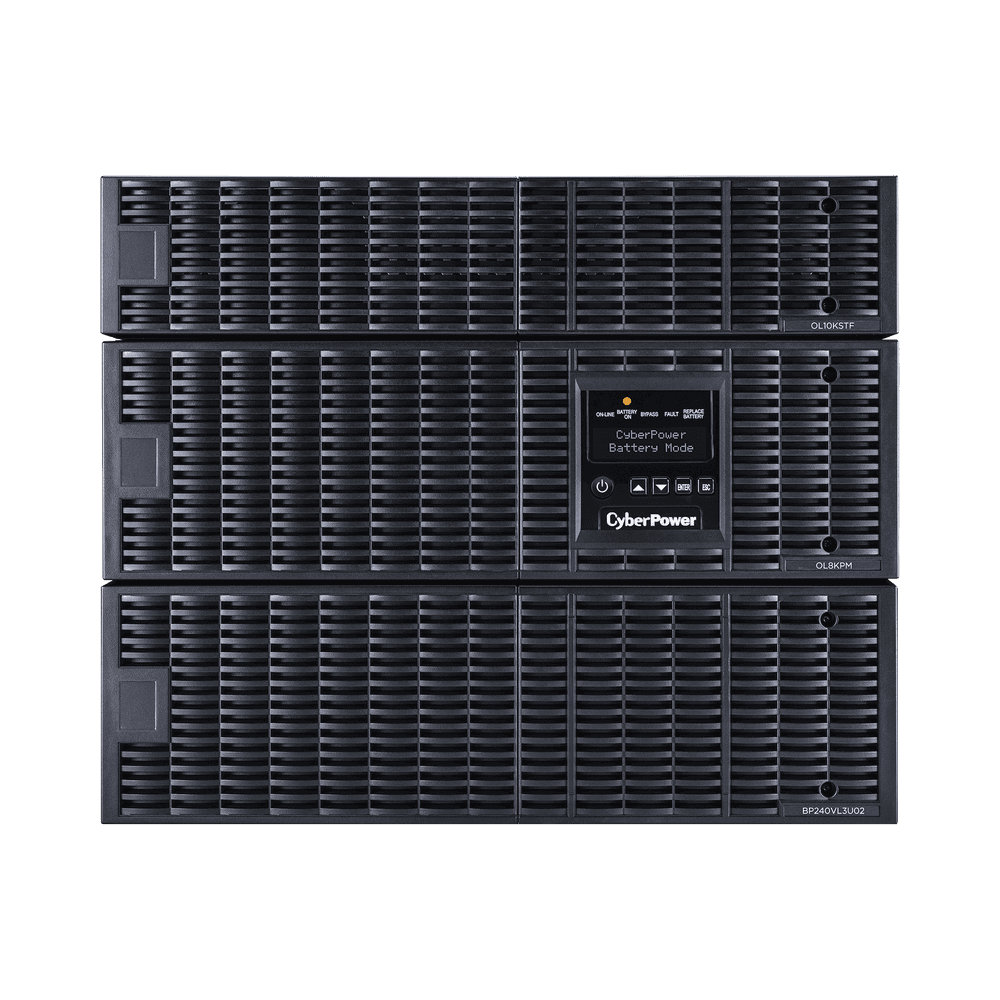 UPS de 8000 VA/8000 W, Online Doble Conversión, 200 - 240 Vac de Entrada, 120 - 240 Vac de Salida, Entrada Hardwired, Onda Senoidal Pura, Torre o Rack de 8 UR, Con 6 Tomas NEMA 5-20R, 3 NEMA L6-30R y Terminal Hardwired