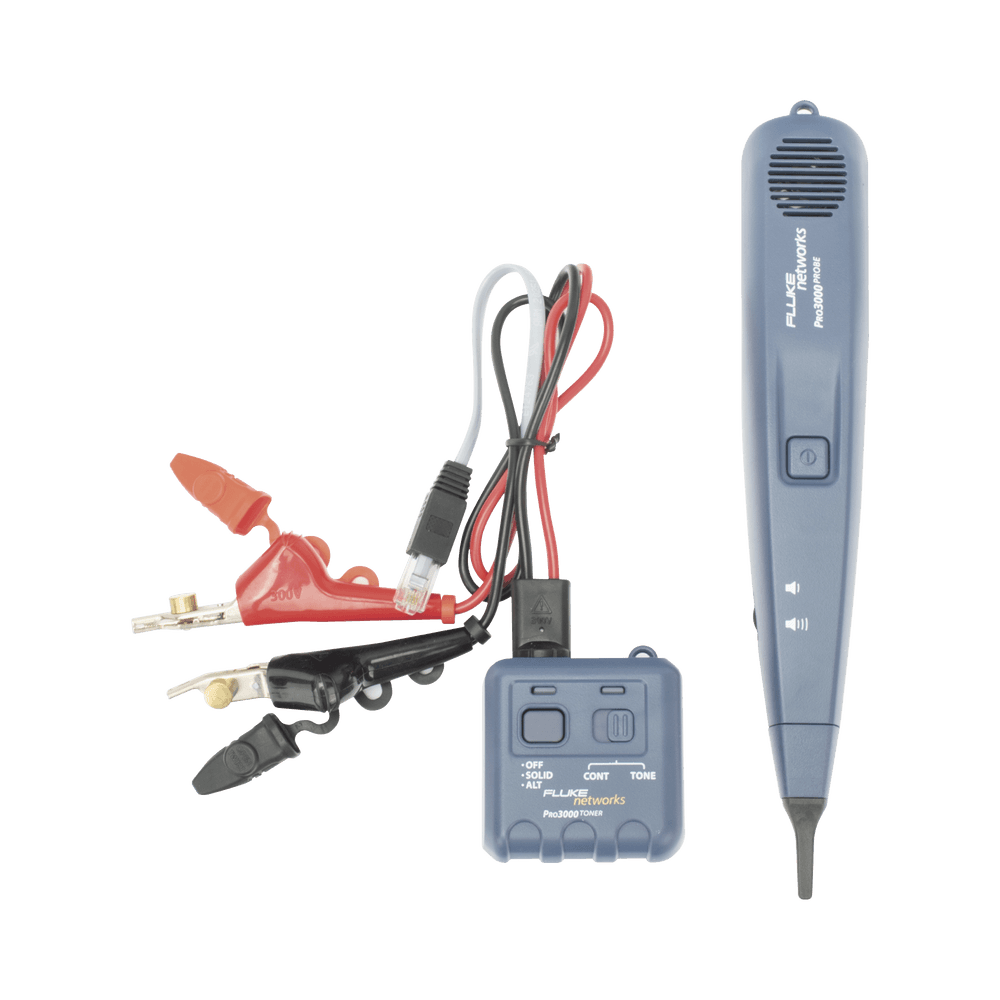Generador y Sonda (Detector) de Tonos PRO3000, Para Identificación de Señales Analógicas en Cableado Inactivo