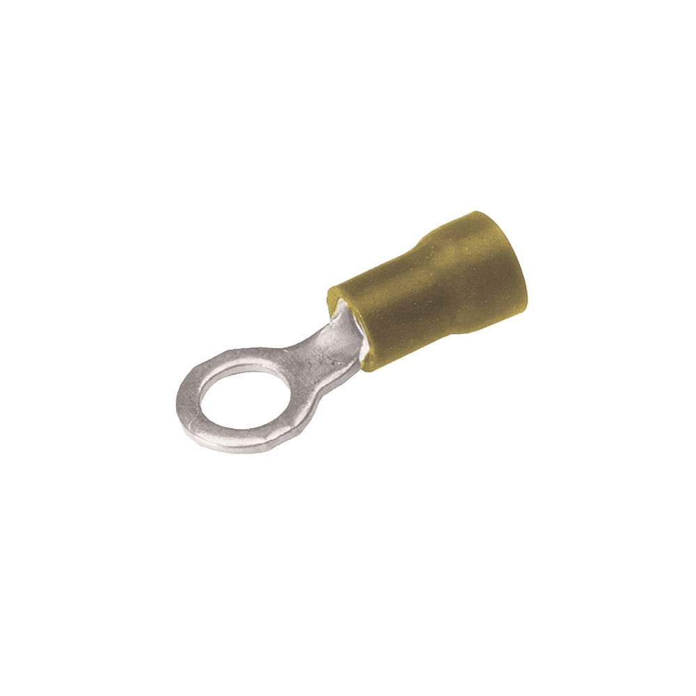 Zapata Terminal de Ojillo para Tornillo 5/16 in (8 mm)/ Calibre 12-10 AWG / Con Aislamiento de Vinilo.