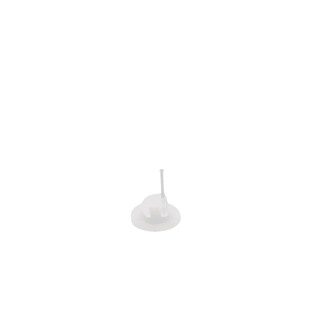 Grapa para cable redondo de 5mm color transparente (100pzs) (3102-00100)