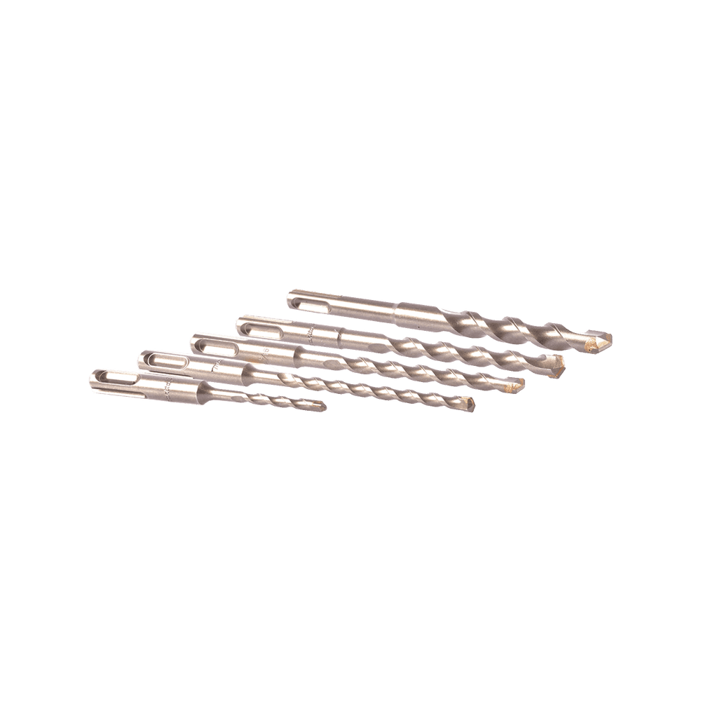 Juego con 5 piezas de brocas SDS PLUS para concreto