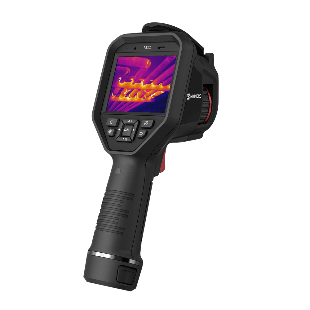 M11 - Cámara Termográfica Portátil Profesional / Resolución Térmica 192 x 144 y Visual 8MP / Pantalla Táctil LCD 3.5" / Rango de -20°C a 550°C / Precisión ±2°C o ±2% / Wi-Fi y