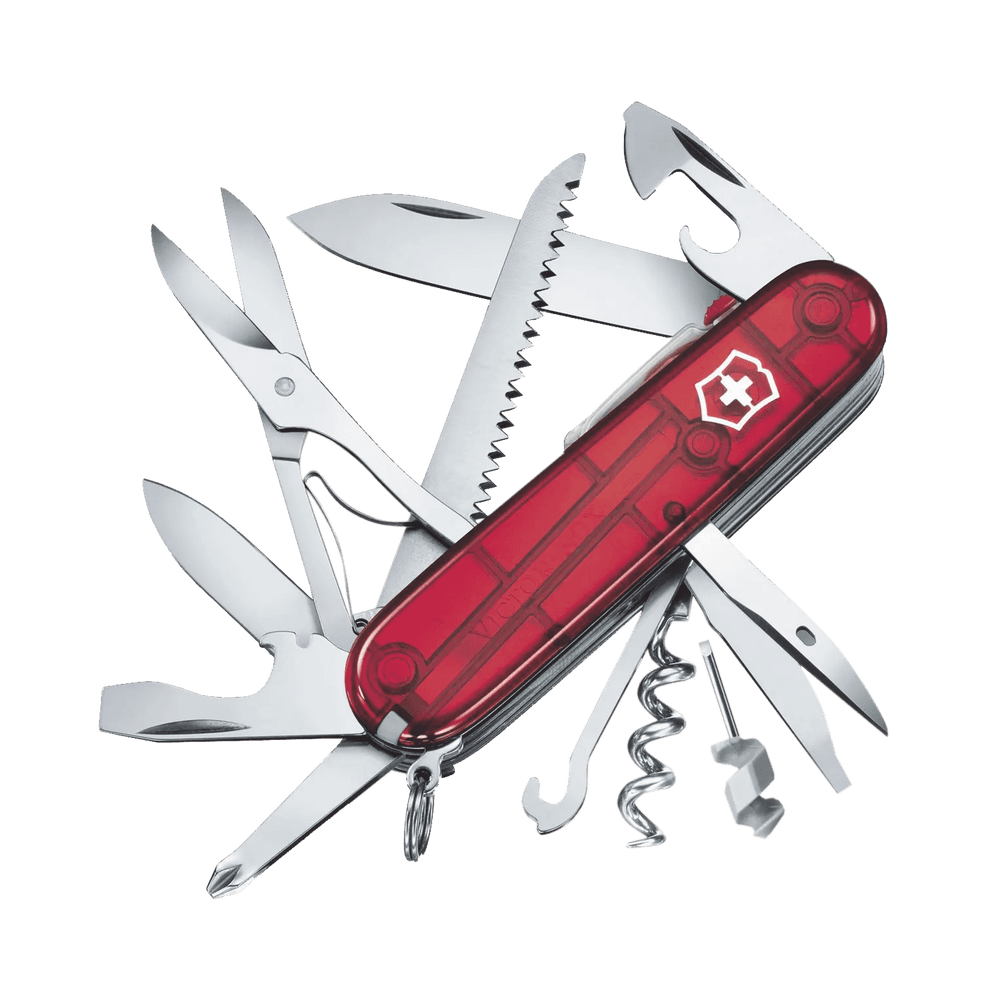 Navaja Victorinox de Bolsillo Mediana Huntsman Lite de 21 Funciones con Luz LED