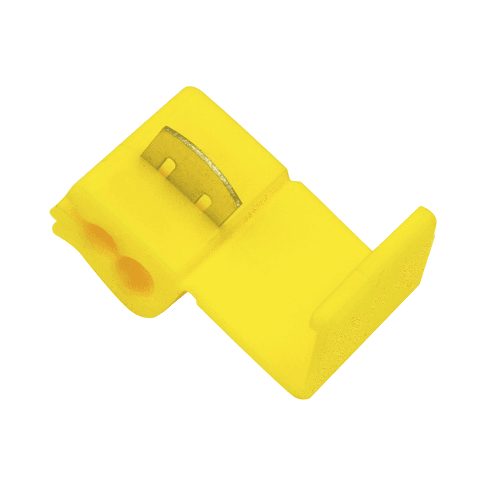 Conector rápido / 12 - 10 AWG / Amarillo / Empalme seguro y rápido sin pelar cables / Paquete de 25 piezas.