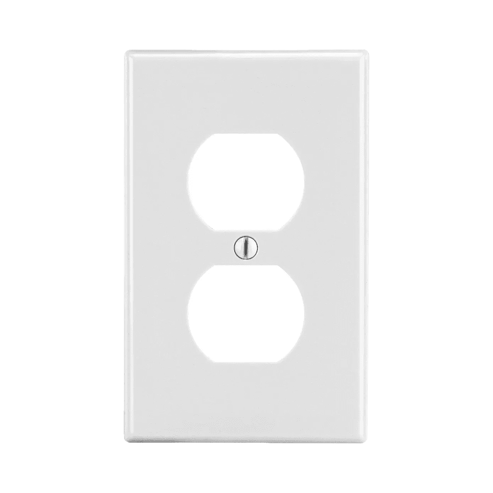 Tapa para Contacto Dúplex Color Blanco.