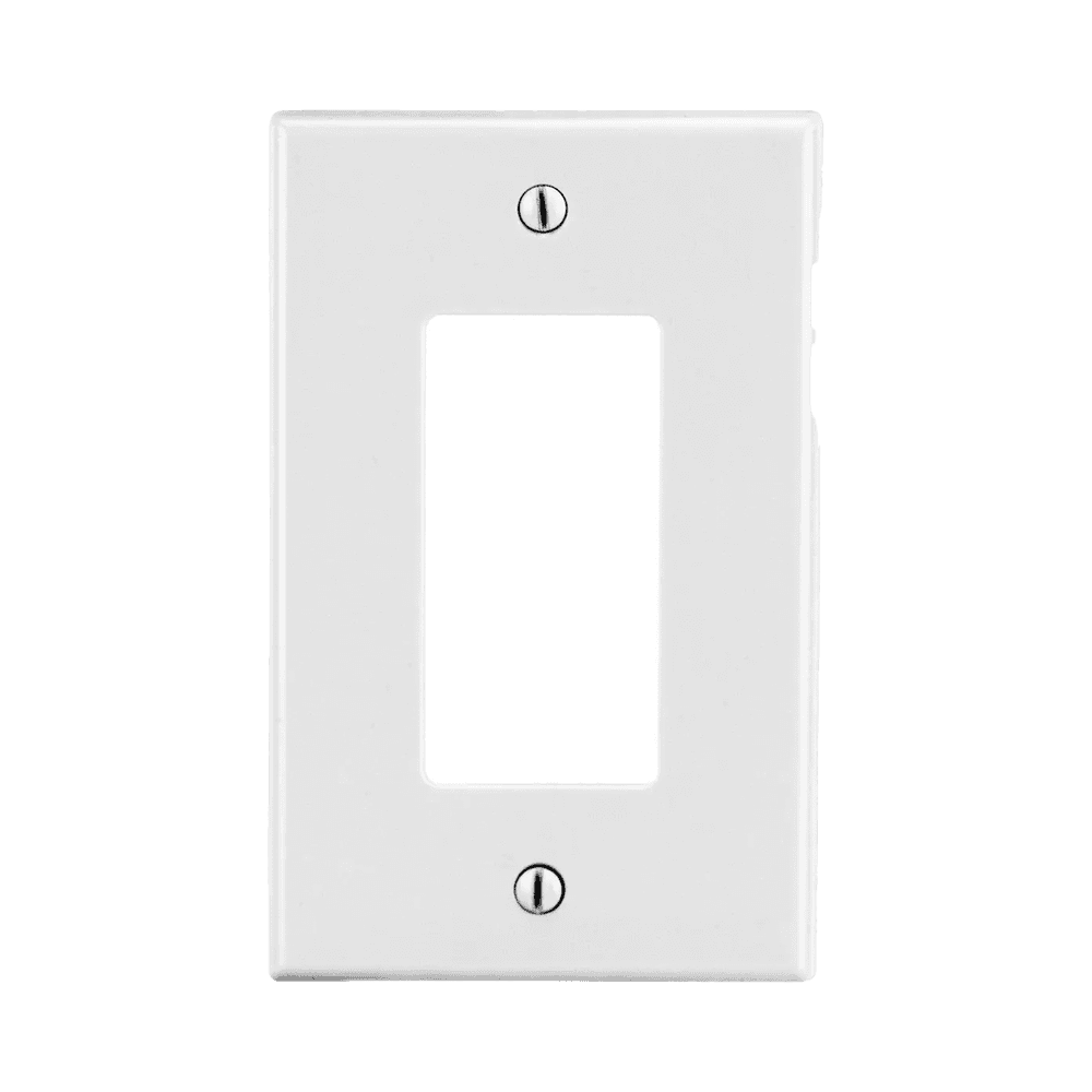 Tapa para Contacto Rectangular Color Blanco.