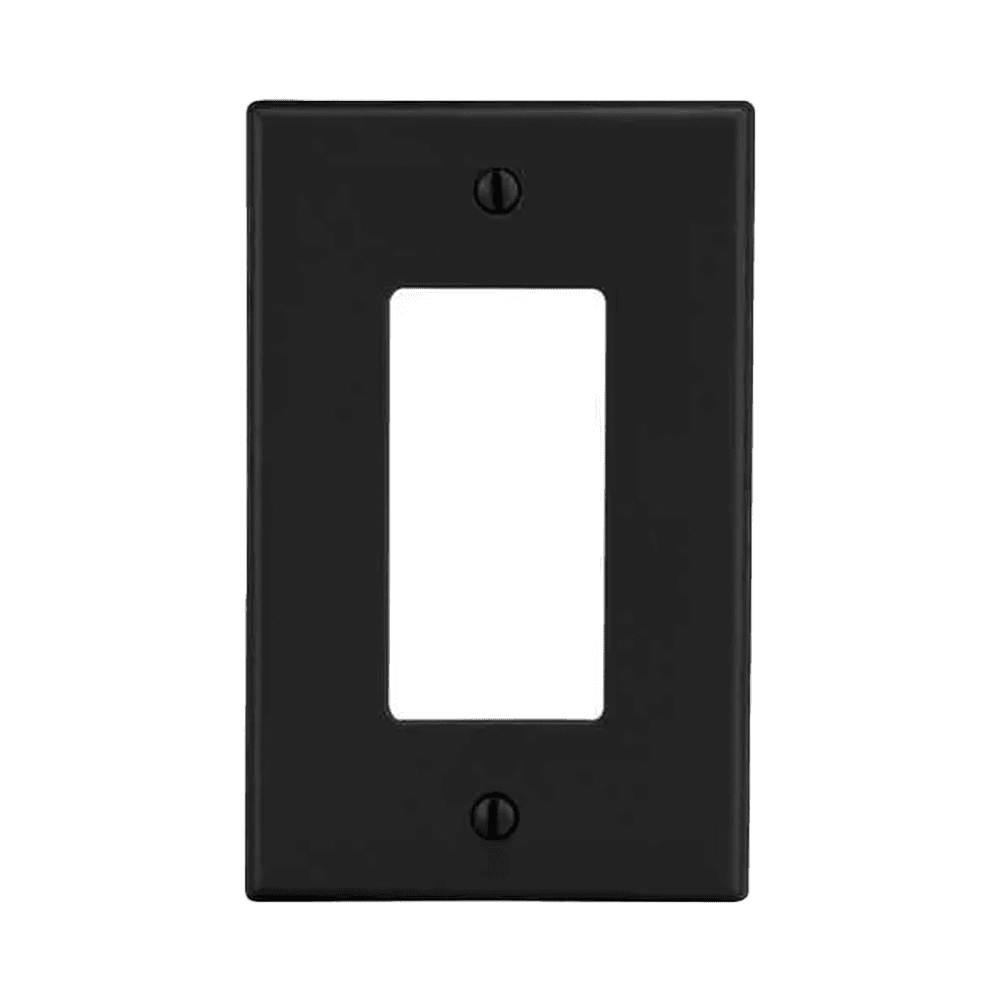 Tapa para Contacto Dúplex Color Negro.