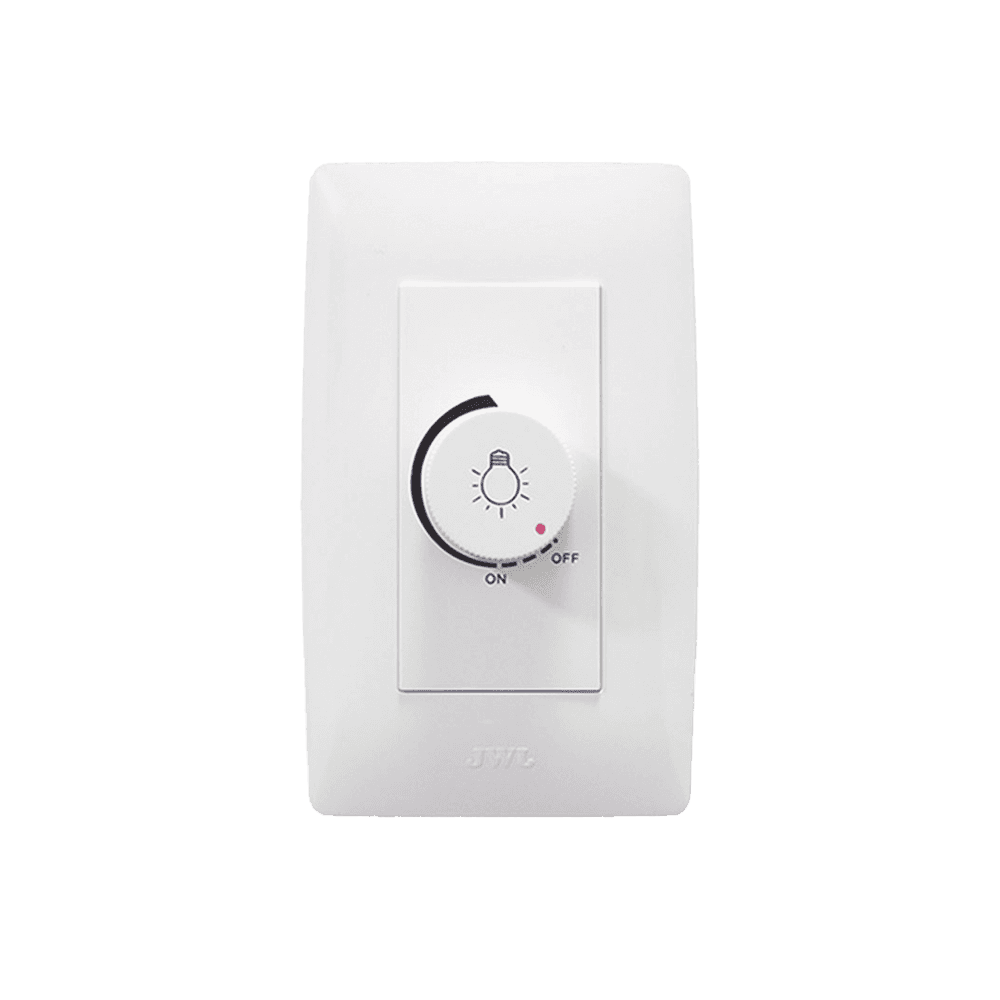 Dimmer Rotativo para Lámpara Incandescentes / 300 W 127 V CA / Color Blanco.