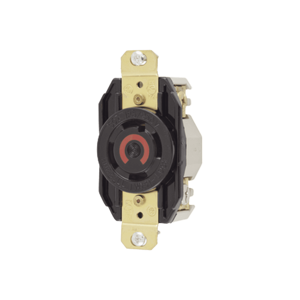 Receptáculo con Bloqueo de Media Vuelta Industrial 30 a 125/250 V CA / 3 Polos 4 Hilos / Nema L14-30R.