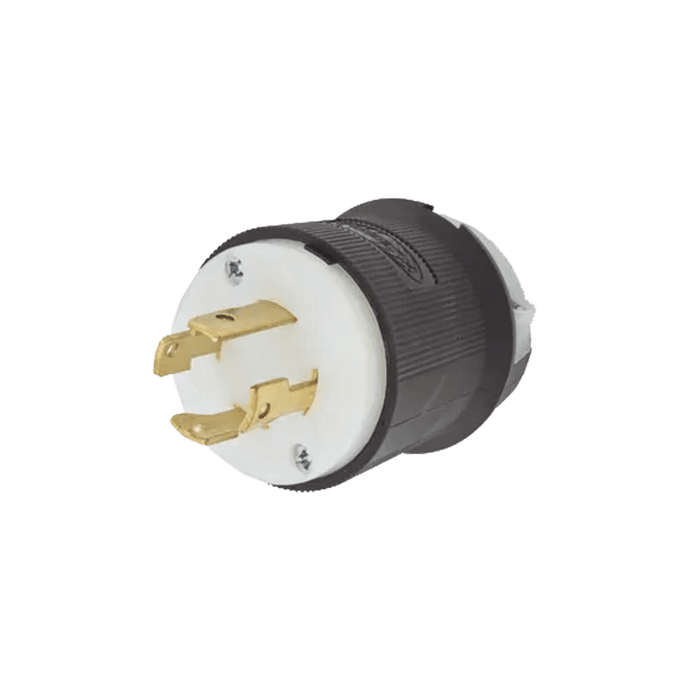 Clavija con Bloqueo de Media Vuelta Industrial 30 A 250 V CA / 3 Polos 4 Hilos / Nema L15-30P.