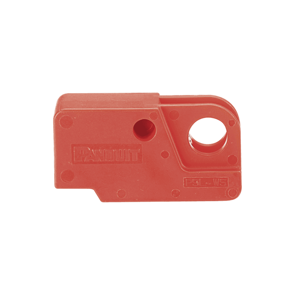 Dispositivo de Bloqueo LOTO para Interruptores Eléctricos de Palanca, de 15.2 x 22.3 mm, Color Rojo