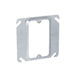 Sobretapa Cuadrada de 4" de Acero Galvanizado con realce de 1/4".