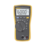 Multímetro Digital Básico para Electricista, Uso con Voltaje Máximo de 600 V y Pantalla LED Retroiluminada