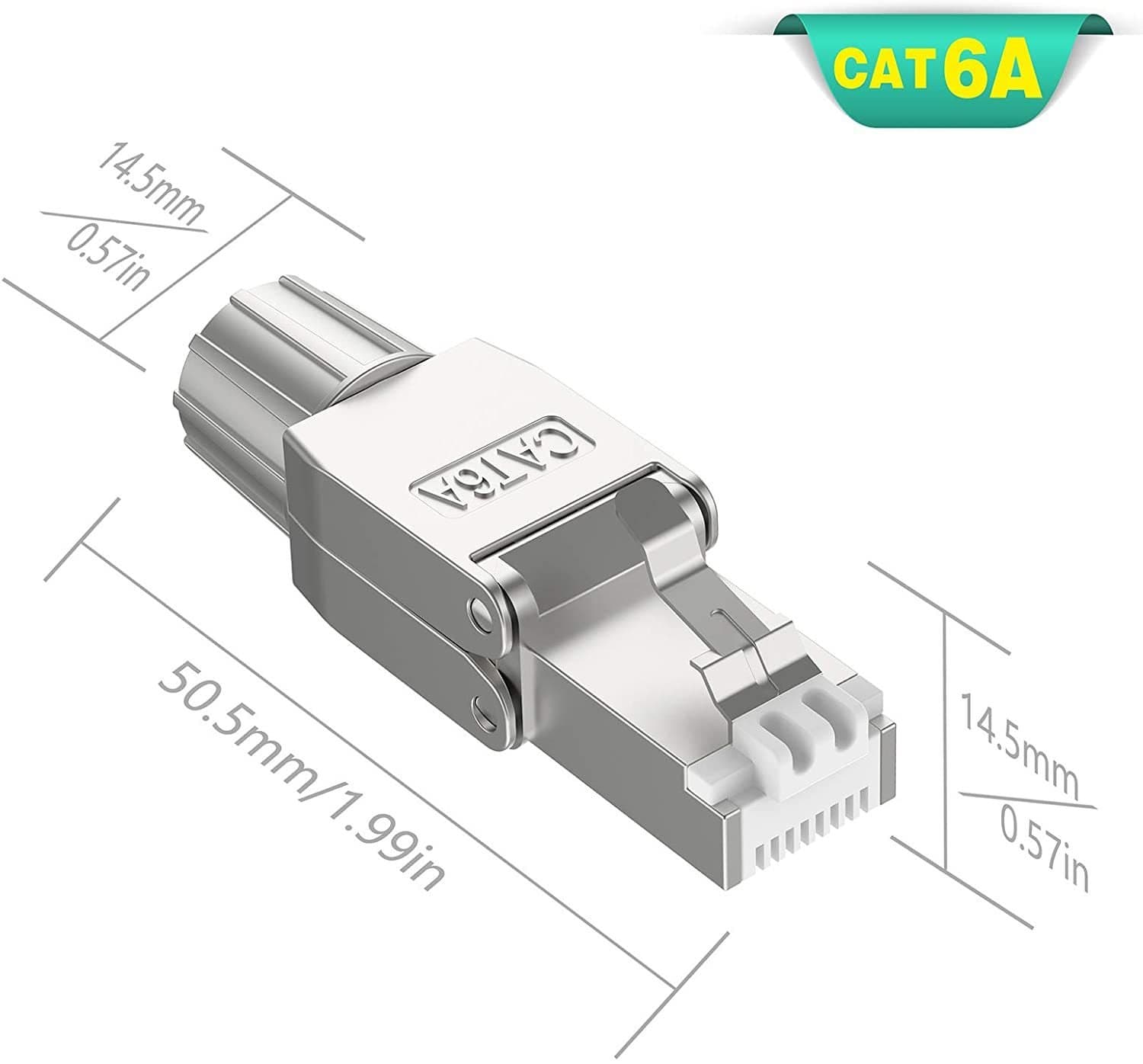 Conector RJ45Cat6A para cable blindado STP Profinet, DeviceNet